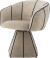 Bloomingville - Semilie Loungestol Med Drejefod - Natur - Plywood