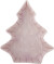 Bloomingville - Shirly Jule Serveringsfad - Rosa - Stentøj Keramik
