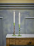 Bloomingville - Swirlie Lysestager - Grøn - Glas - 2 Stk