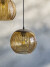 Bloomingville - Sybia Pendel Lampe - Brun - Glas - Ø 23 Cm