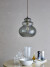 Bloomingville - Sybia Pendel Lampe - Grå - Glas