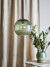 Bloomingville - Sybia Pendel Lampe - Grøn - Glas - Ø 23 Cm