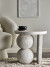 Bloomingville - Tally Sidebord - Hvid - Resin - 46X46 Cm