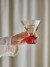 Bloomingville - Taurin Cocktailglas Med Riller - Rosa - 30 Cl