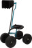 Blue Excavator With Wheels