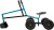 Blue Excavator With Wheels