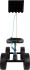 Blue Excavator With Wheels