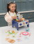 Bluey - Bbq And Salat Set - Grill Legetøj I Træ - 34 Dele
