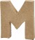 Bogstav - M - H 10 Cm - B 9 Cm - Tykkelse 1 7 Cm - 1 Stk