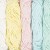 Bomuldsgarn - Nr 84 - L 5X50 M - Pastelfarver - 5X20 G