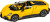 Bugatti Mistral 1 24 Die-Cast Yellow - Tec-Toy