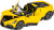 Bugatti Mistral 1 24 Die-Cast Yellow - Tec-Toy
