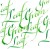 Winsor Newton - Calligraphy Ink - Blæk - Leaf Green 30 Ml
