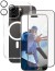 Care By Panzerglass - Iphone 16 Pro Max - 3-I-1 Cover Sæt - Gennemsigtig