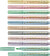 Centrum Glittertusser 10 Stk Pastel