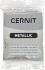 Cernit - Ler - Metallic - Sølv - 080 - 56 G