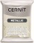 Cernit - Ler - Metallic - Sølv - 080 - 56 G