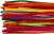 Chenille Piberensere - L 30 Cm - Tykkelse 6 Mm - Assorterede Farver - 50