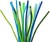 Chenille Piberensere - L 30 Cm - Tykkelse 6 Mm - Grønturkis Harmoni - 25