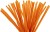 Chenille Piberensere - L 30 Cm - Tykkelse 6 Mm - Orange - 50 Stk