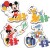 Mickey Mouse Puslespil - Mit Første - Color - Clementoni - 4 Stk