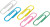 Clips 25 Mm - Plastovertrukne - 100 Stk - Centrum