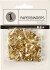 Clips - L 20 Mm - Guld - 70 Stk