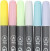 Dobbelt Tusser - Vandbaserde - Pastel - 2 3 3 6 Mm - 6 Stk