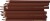 Trekantet Farveblyanter - Mine 5 Mm - Jumbo - Brun - 12 Stk