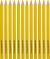 Trekantet Farveblyanter - Mine 5 Mm - Jumbo - Gul - 12 Stk