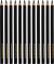 Trekantet Farveblyanter - Mine 5 Mm - Jumbo - Sort - 12 Stk