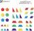 Connetix - Expansion Pack - Magnetsæt 36 Dele - Rainbow Ct-R-00036-Se