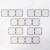 Connetix - Rectangle Pack - 12 Dele - Clear Ct-C-00012-Re