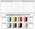 Winsor Newton - Akvarelfarve Pan Sæt - 9 Dele - Metallic Pocket