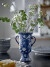 Creative Collection - Amara Vase - Blå - Stentøj Keramik