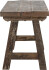Creative Collection - Brosse Bænk - Brun - Træ - 120X45X35 Cm