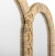 Creative Collection - Cardiz Vægspejl - Natur - Rattan - 80X80 Cm