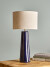 Creative Collection - Cornelie Bordlampe - H 61 Cm - Blå - Alu