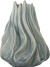 Creative Collection - Dilara Vase - Blå - Stentøj Keramik - H 18 Cm