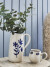 Creative Collection - Eimy Kopper - Blomster - Blå - Stentøj - 4 Stk