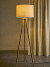 Creative Collection - Etienne Gulvlampe - H 156 Cm - Brun - Træ