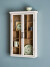 Creative Collection - Hazem Vitrineskab - Hvid Træ - 50X80X14 Cm