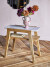 Creative Collection - Livi Sidebord - Natur - Mangotræ Og Marmor