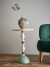 Creative Collection - Mannelli Sidebord - Grøn - Fyrretræ - Rundt