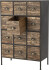 Creative Collection - Matteo Kommode Med Skuffer - Sort - Metal
