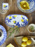 Creative Collection - Maxima Serveringsfad - Blå - Stentøj Keramik