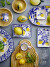 Creative Collection - Maxima Serveringsfad - Blå - Stentøj Keramik