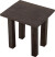Creative Collection - Porir Planteopsats - Brun - Genanvendt Træ
