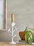 Creative Collection - Ranin Lysestage - Hvid - Jern Metal