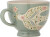 Creative Collection - Rosalynde Krus - Grøn - Stentøj - 4 Stk